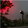 Proiettore da giardino con lampadina RGBW sostituibile 9W Nero 12V AC/DC e telecomando IR