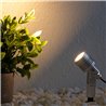 faretto da giardino 6W LED "Cypress" Bianco caldo 12V IP68 Argento