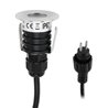 Mini patio lighting Recessed floor light incl. power supply unit and cable (set of 3)