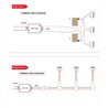 LED inbouwarmatuur slim 3000K - 0,9W - ultraplat 12V DC