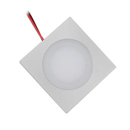 Apparecchi da incasso LED slim 3000K - 12VDC 0,9W - angolare ultrapiatto