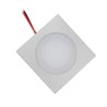 LED inbouwarmaturen slim 3000K - 12VDC 0,9W - ultraplatte hoekige