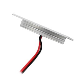 LED inbouwarmaturen slim 3000K - 12VDC 0,9W - ultraplatte hoekige