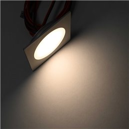 VBLED - LED-Lampe, LED-Treiber, Dimmer online beim Hersteller kaufen|LED-Einbauleuchten slim 3000K - 12VDC 0,9W - ultraflach eckig