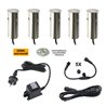 LED mini vloerinbouwarmatuur "Celino" 5-KIT / 12V incl. gloeilamp (gloeilamp verwisselbaar)