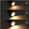 VBLED Luminaria LED empotrable de suelo "Callis" Blanco cálido 1W 12V EZDIM