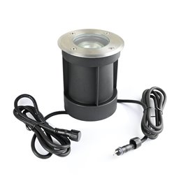 Luminaria LED empotrable en el suelo para terraza - 0,2W - 3000K- 10 Lumen - Redonda