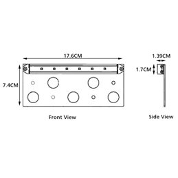 Luminaire d'encastrement LED "Orela" WW 12V