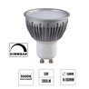 VBLED LED inbouwspot in aluminium - zilver optiek - rond - incl. fitting - 5W - GU10 LED