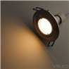 VBLED LED faretto da incasso in alluminio - ottica argento - rotondo - presa inclusa - 5W - GU10 LED