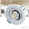 LED inbouwspot van aluminium / wit / rond / incl. 3,5W LED