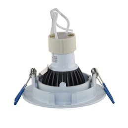 LED inbouwspot van aluminium / wit / rond / incl. 3,5W LED