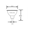 Ampoule LED - MR11/GU4 - 2W - baissable 3000K 12V AC/DC