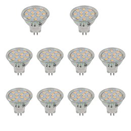 10PCS Kit of LED Bulb - MR11/GU4 - 2W - Dimmable 12V AC/DC