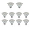 Lot de 10 lampes LED MR16 GU5.3, dimmable, 450LM, 5W remplacement des lampes halogènes 50W, blanc chaud (2900K), 12V AC/DC