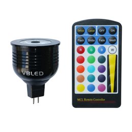 LED inbouwspotset met 7W RGB+W verlichting