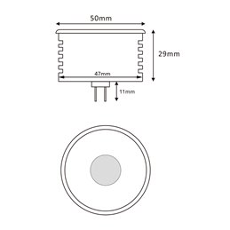 RGB+WW Illuminant Dimmable incl. télécommande - MR16/GU5.3 -3000K 7W