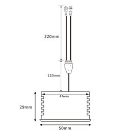 Module LED d'éclairage RGB+WW 12VDC -3000K 7W