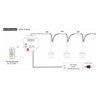 VBLED - LED-Lampe, LED-Treiber, Dimmer online beim Hersteller kaufen|6er Set RGBW LED Einbauleuchten mit Controller und Fernbedienung 12VDC