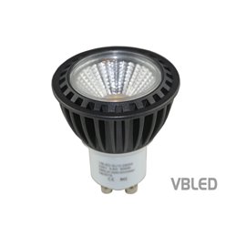LED inbouwspot / aluminium / zilverkleurige optiek / rond / incl. 3,5W LED