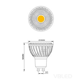 Ampoule LED VBLED - GU10 - 3,5W