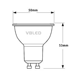 Ampoule LED - GU10 - 5W