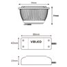 LED-inbouwarmatuur dimbaar + voedingseenheid