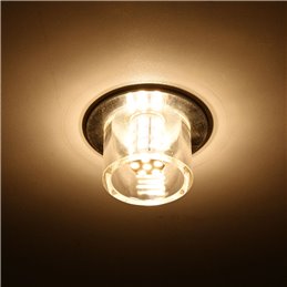 Apparecchio da incasso a LED con lampadina G4 12VDC 3W 3000K 300Lumen