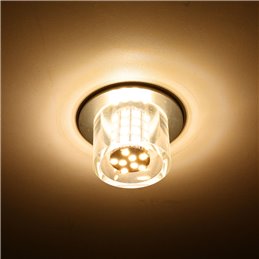 Apparecchio da incasso a LED con lampadina G4 12V 6W 3000K 500Lumen