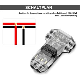 T Connector laagspanning 3-voudig