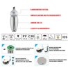 HQL LED Replacement Bulb E27 30W LED Corn Bulb,4000K