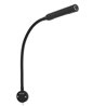 Lampada da parete a LED 3W con collo d'oca da 40 cm - Dimmerabile - Nero