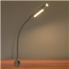 Set van 1 LED wandlamp-twee vlammen 6W - 40cm zwanenhals - DIMMABLE