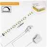 Premium VBLED LED wand-, bed- en leeslamp met 1,5M LED strip en PIR bewegingsmelder