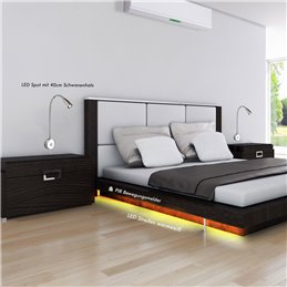 Lampada da parete, da letto e da lettura Premium VBLED LED con striscia LED da 1,5 m e rilevatore di movimento PIR