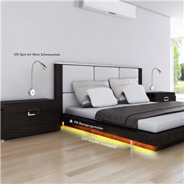 Lámpara LED VBLED Premium de pared, cama y lectura con tira LED de 1,5M y detector de movimiento PIR