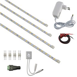 VBLED - LED-Lampe, LED-Treiber, Dimmer online beim Hersteller kaufen|LED Neon Streifen LED-Strip - 50cm - KIT (incl. Trafo, Spannungsumwandler und Montageclips)