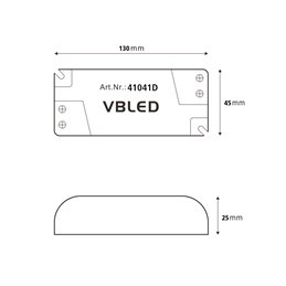 Fuente de alimentación LED de corriente constante / 320-350mA / 20W