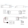 "Inatus" Radio LED Fuente de alimentación Tensión constante / 12V CC / 12W