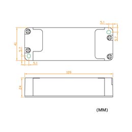 Bloc d'alimentation LED courant constant / 700mA / 14-21W