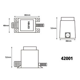 Stroomvoorziening voor buiten 12V AC 12W IP67