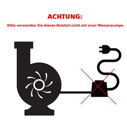 Stroomvoorziening voor buiten 12V AC 12W IP67