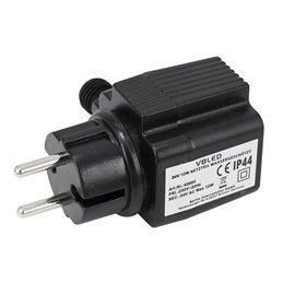 Alimentatore plug-in da esterno a tensione costante / 12V AC / 12W / IP44