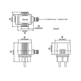 Alimentation extérieure enfichable 24V AC 12W IP44