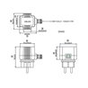 Alimentazione a spina per esterni 24V AC 12W IP44