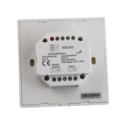 dimmer rotativo "INATUS" Regolazione continua della luminosità con ricezione RF