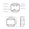 "INATUS" Wireless LED Dimmer - 12-48V DC