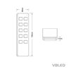 SET VBLED "INATUS" - Dimmer 12-48V DC incl. telecomando a 1 canale