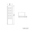 SET VBLED "INATUS" - Dimmer 12-48V DC incl. telecomando a 4 canali