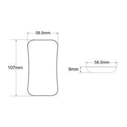 mando a distancia "Inatus" 2.4G RF RGBW (27 botones)